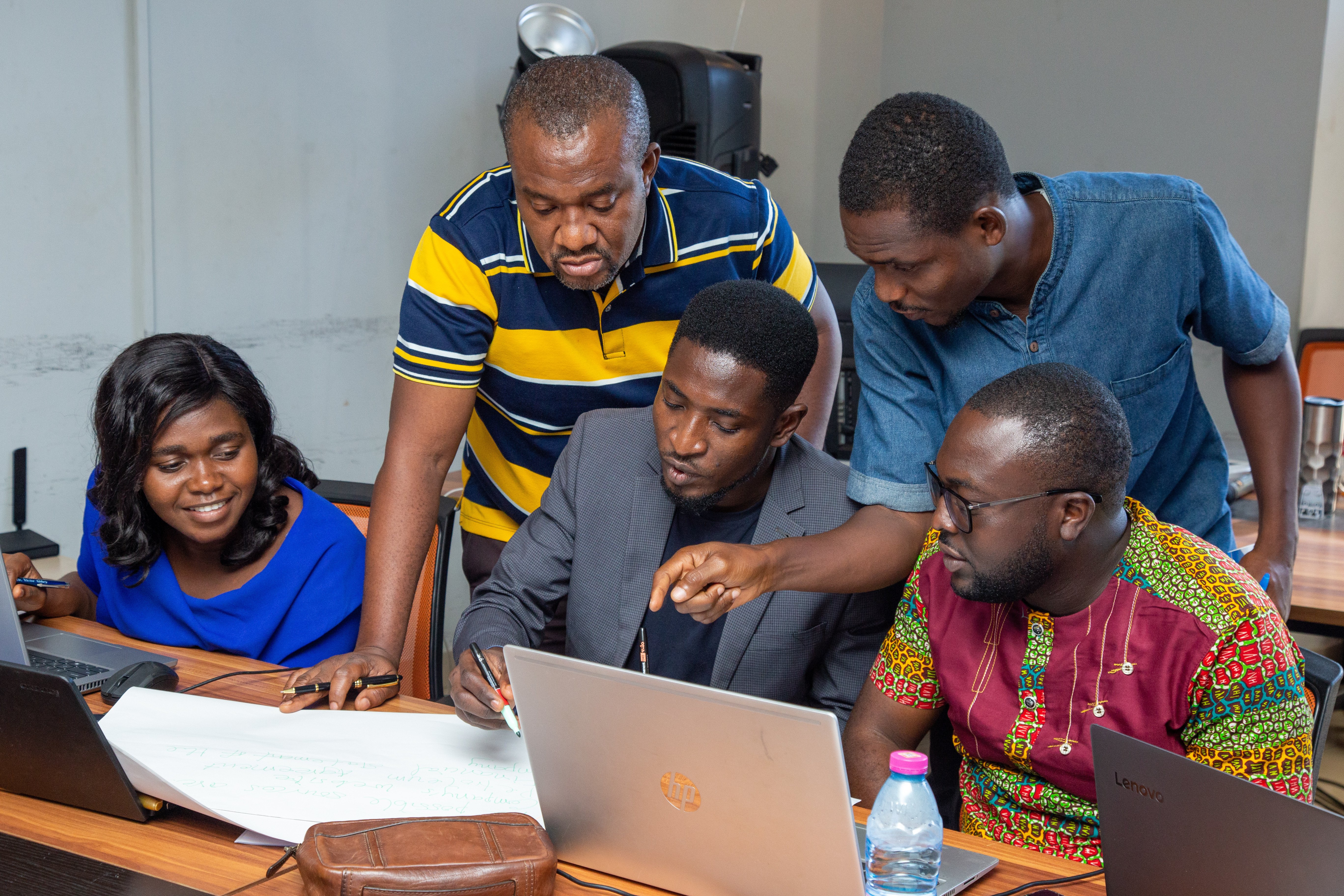 CSO and media representatives in Ghana are trained to use a beneficial ownership register.
