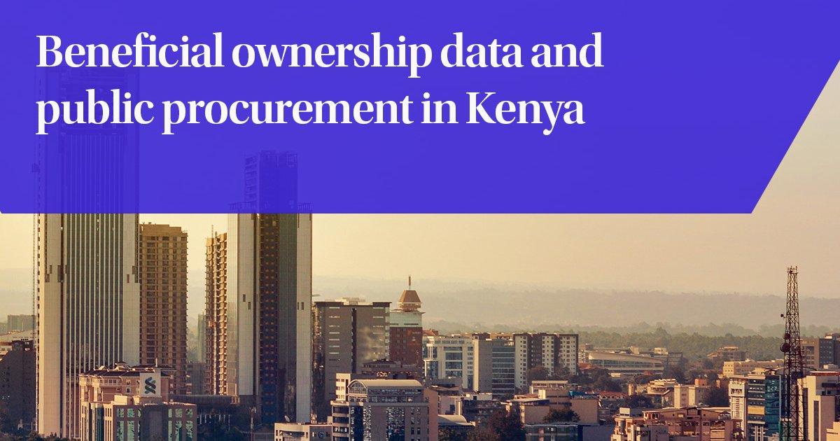 Event: beneficial ownership data and public procurement in Kenya ...