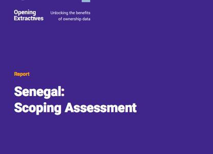 Senegal: Scoping assessment cover image
