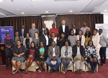 Participants attending day 1 of Open Ownership's workshop on beneficial ownership data and public procurement in Kenya