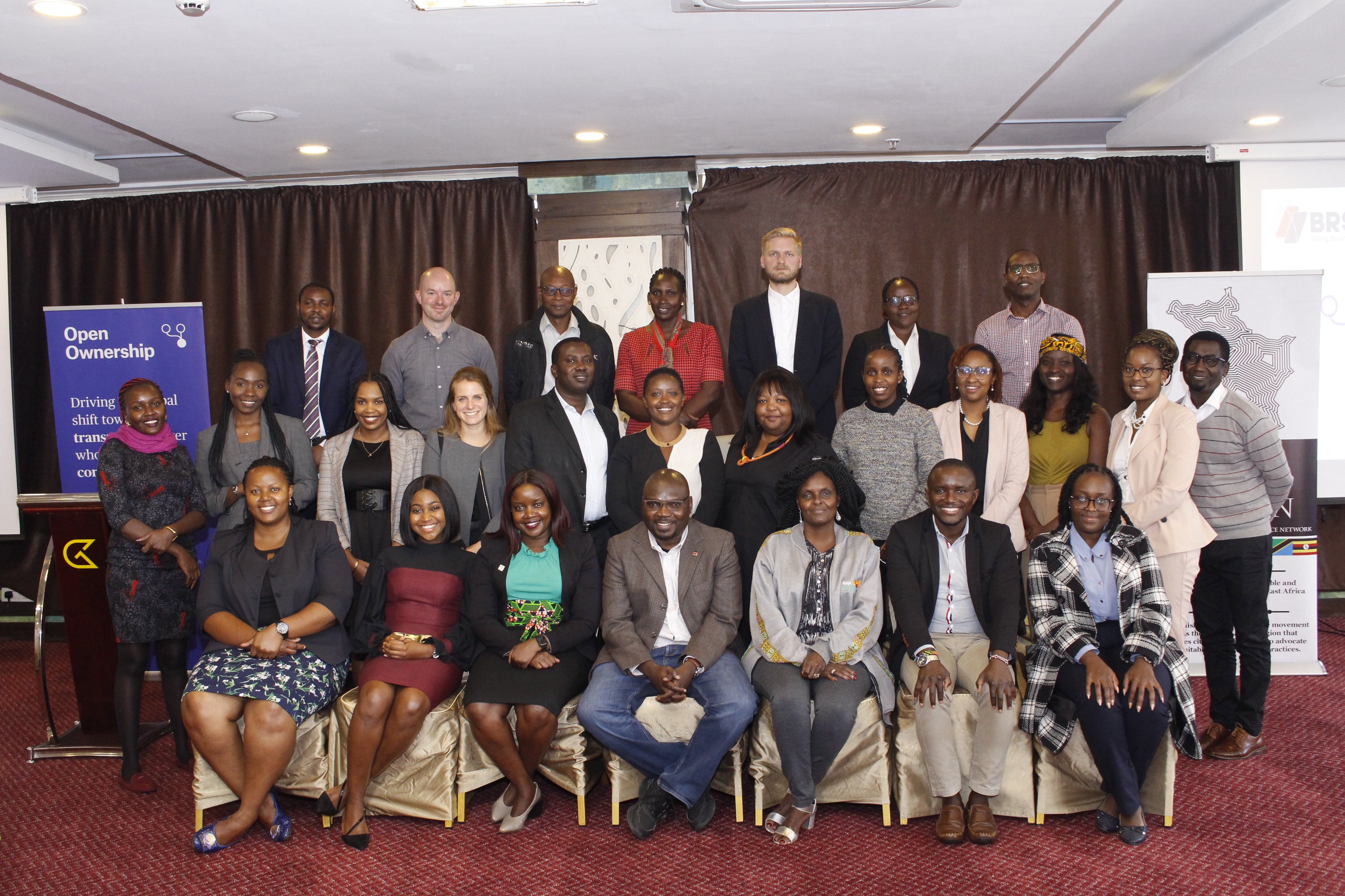 Participants attending day 1 of Open Ownership's workshop on beneficial ownership data and public procurement in Kenya
