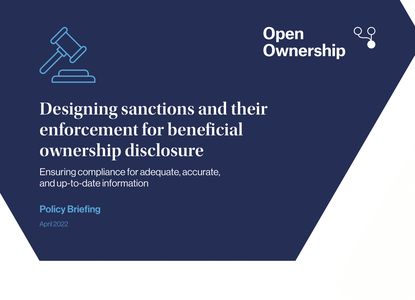 Designing sanctions and their enforcement for beneficial ownership disclosure cover image